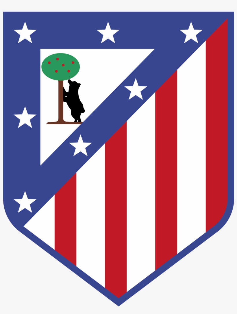 Atletico Madrid Emblem - Atletico Madrid Logo, transparent png