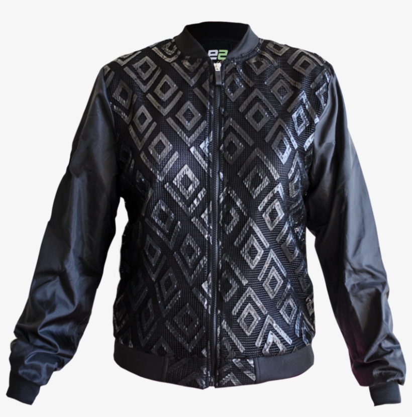 Black Diamond Bomber Jacket, transparent png