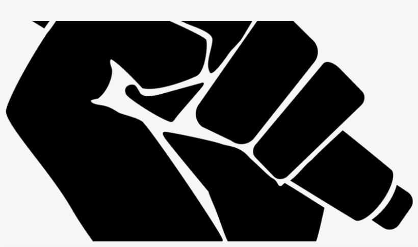 Microphone Png Image - Hand Holding Microphone Silhouette, transparent png