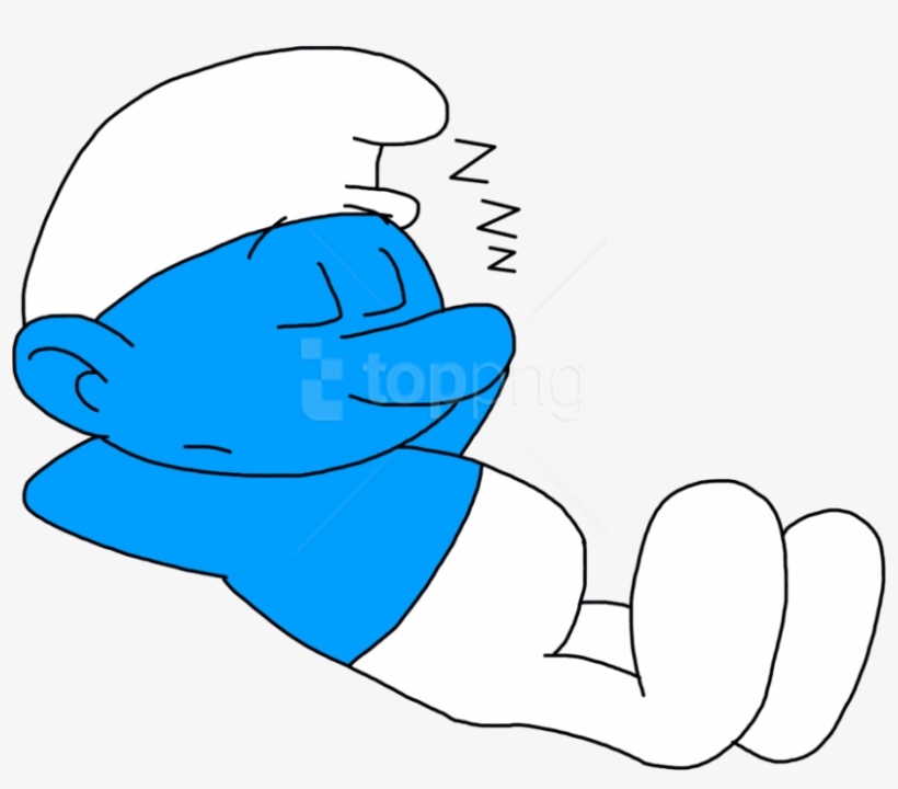 Best Lazy Smurf Png - Lazy Smurf Png, transparent png