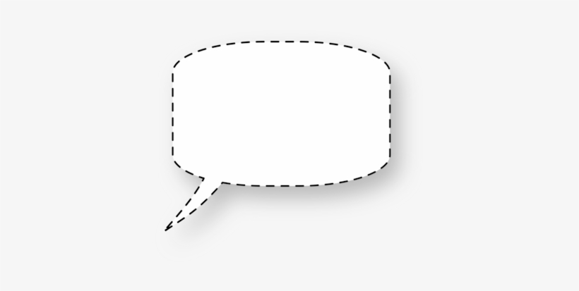 Speech Balloon Drawing Comics Comic Book - 虛線 對話 框, transparent png