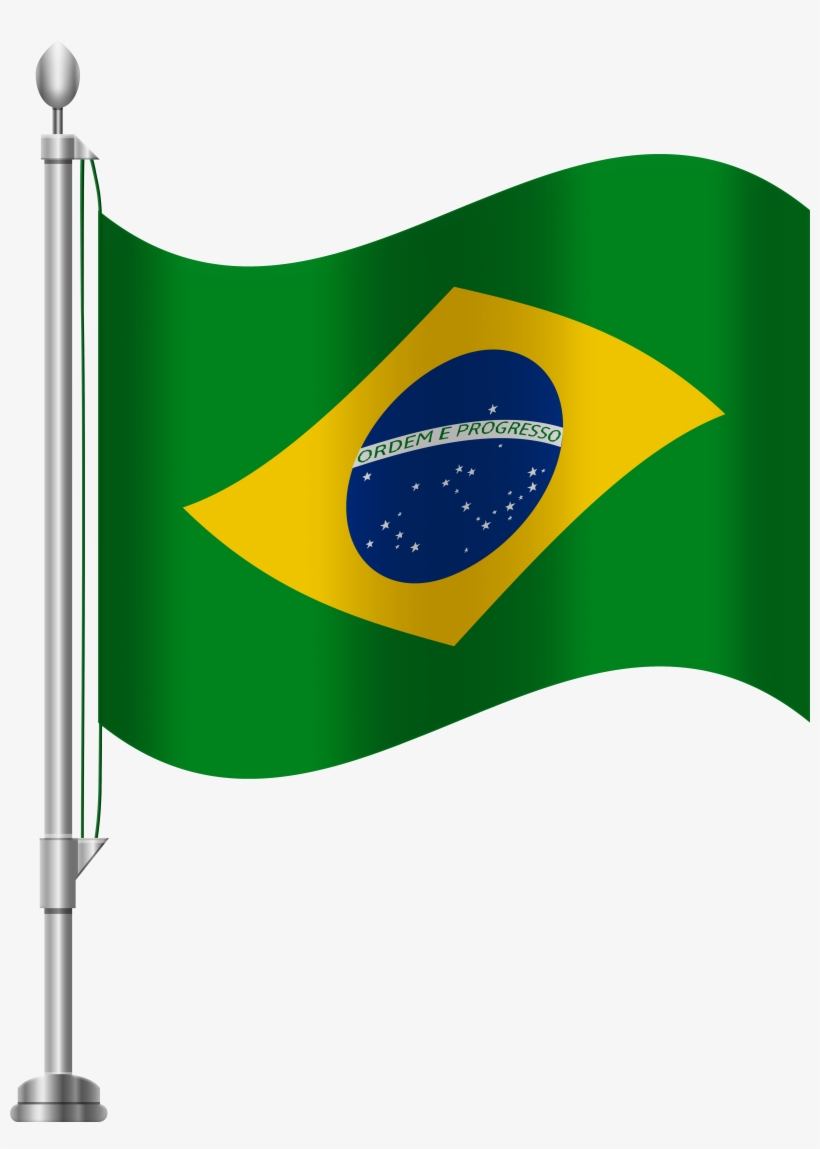 Brazil Flag Png Clip Art, transparent png
