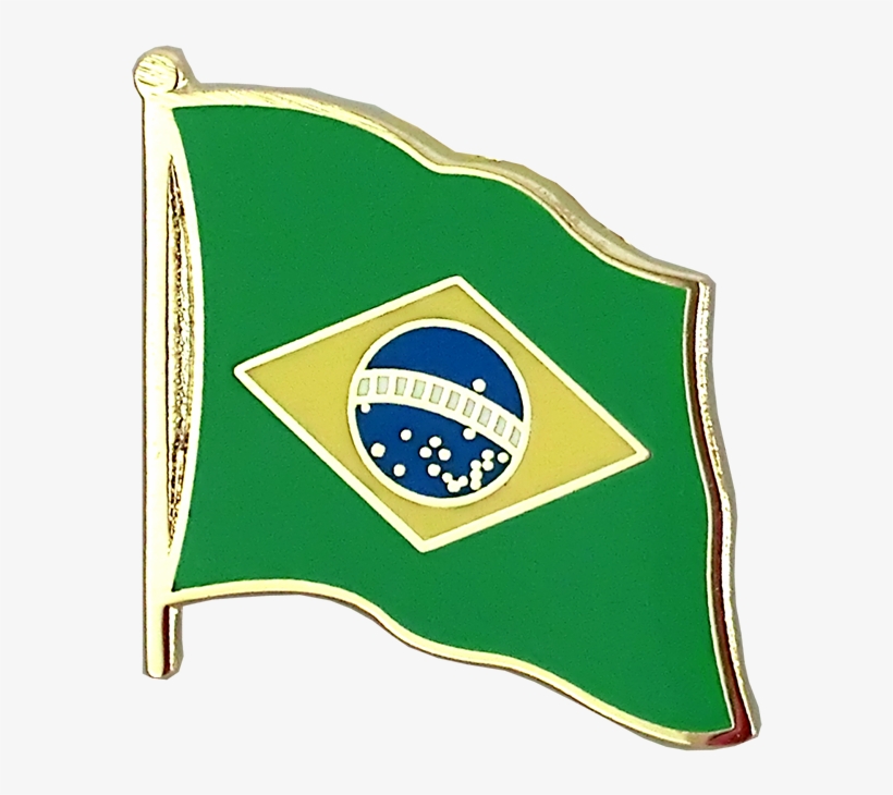 Flag Lapel Pin - Brazil, transparent png