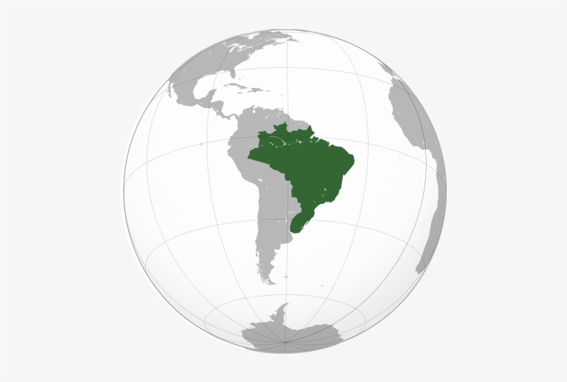 Empire Of Brazil At Its Largest Territorial Extent, - Empire Of Brazil Territory, transparent png
