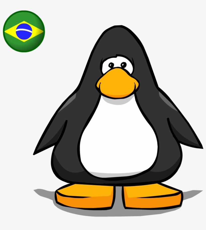 Brazil Flag Pc - Club Penguin, transparent png