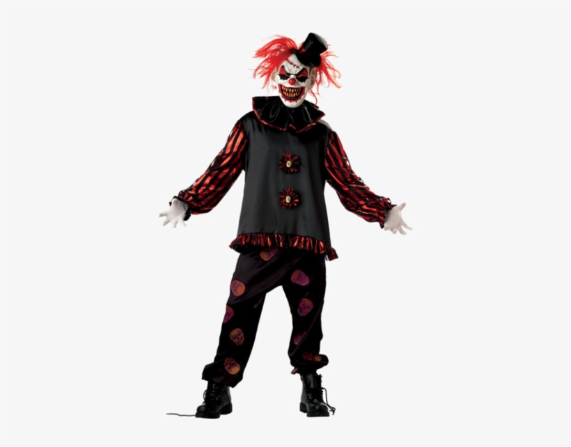 Evil Clown Costume, Clown Mask, Clown Costumes, Circus - Carver The Killer Clown Costume, transparent png