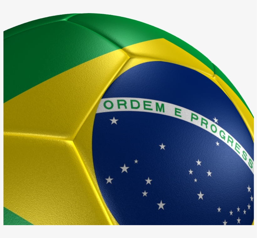 Soccer Ball Brazil Flag 3d Model Max Obj Mtl 3ds Fbx - Brazil Soccer Ball Png, transparent png