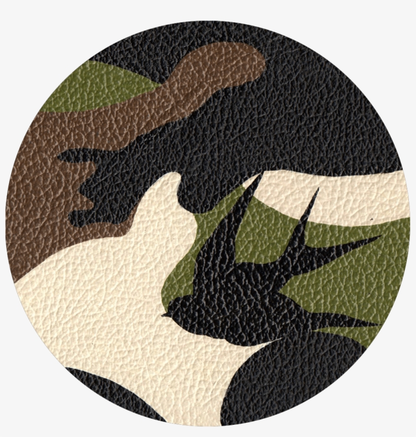 Bag Customisation Camouflage And Swallows - Transparent Circle With Camouflage, transparent png