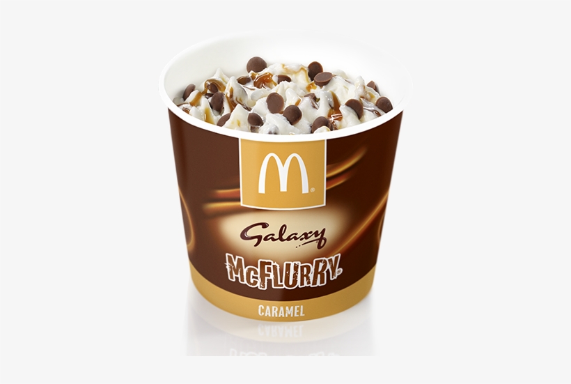 Mcdonalds Galaxy Mcflurry With Caramel - Chocolate, transparent png