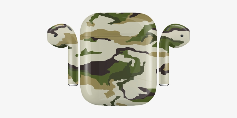 Apple Airpods Camouflage Special Edition, Army, Gloss - Army, transparent png