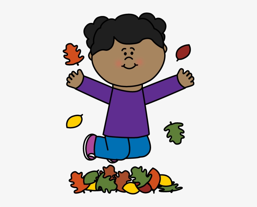 Picture Clipart - Jumping In The Leaves Clipart, transparent png