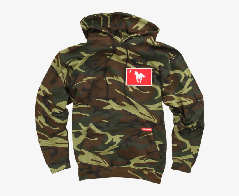 Pony Camo Pullover Sweatshirt - Deftones Pony Camo, transparent png
