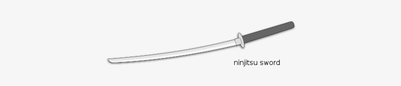 Download Vector - Ninjitsu-sword - Sword, transparent png