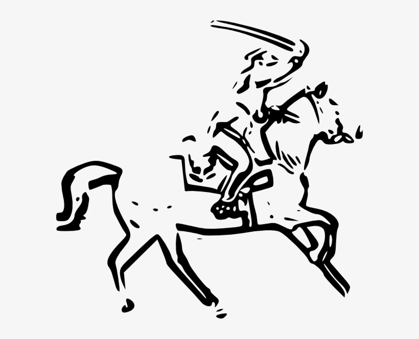 How To Set Use Warrior Horse Sword Svg Vector, transparent png