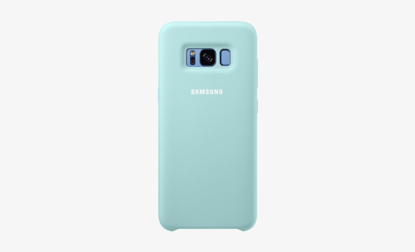 Galaxy S8+ Plus Official Samsung Silicone Cover Green, transparent png