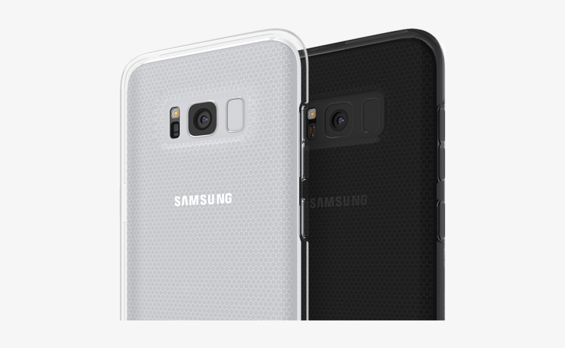 Galaxy S8 Ultra Slim Case Clear White, transparent png