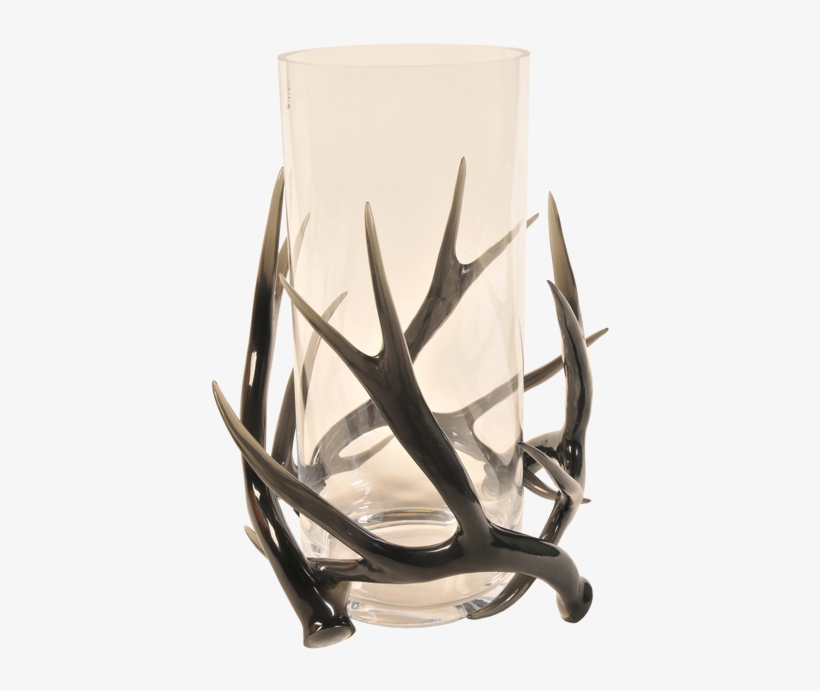 Bidkhome Glass Hurricane Colour: Grey, Size: Small, transparent png