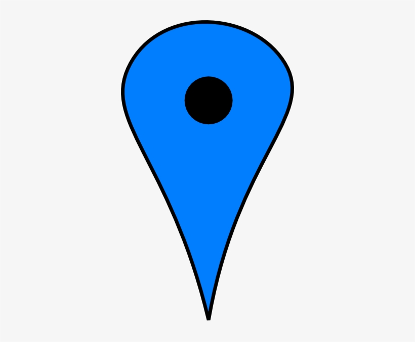 Small - Google Map Icon Blue, transparent png