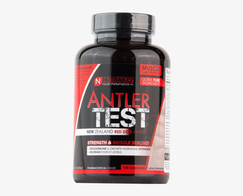 Antler Test - Nutrakey - Antler Test - 120 Capsules, transparent png