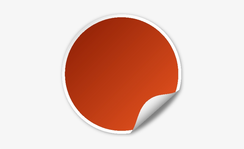 Seal Circle Orange - Clat, transparent png