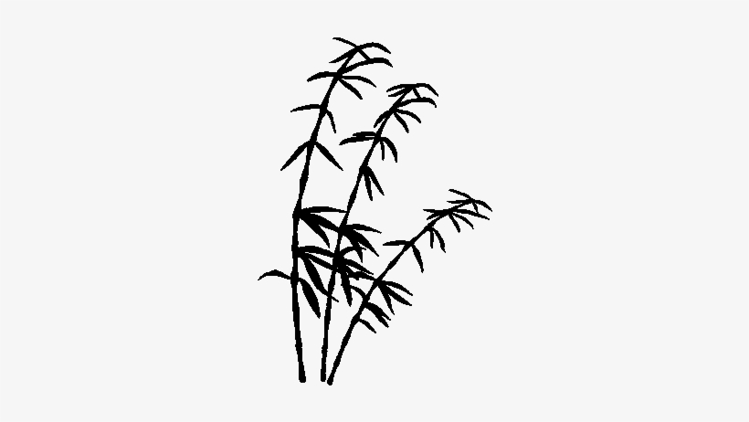 Wallissimo Bamboo Silhouette - Bamboo Tree Silhouette Png, transparent png