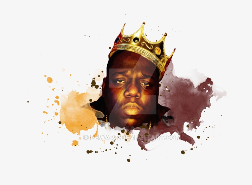 Royalty Free Library Biggie Drawing Notorious - Notorious B I G Music Star Art 32x24 Poster Decor, transparent png