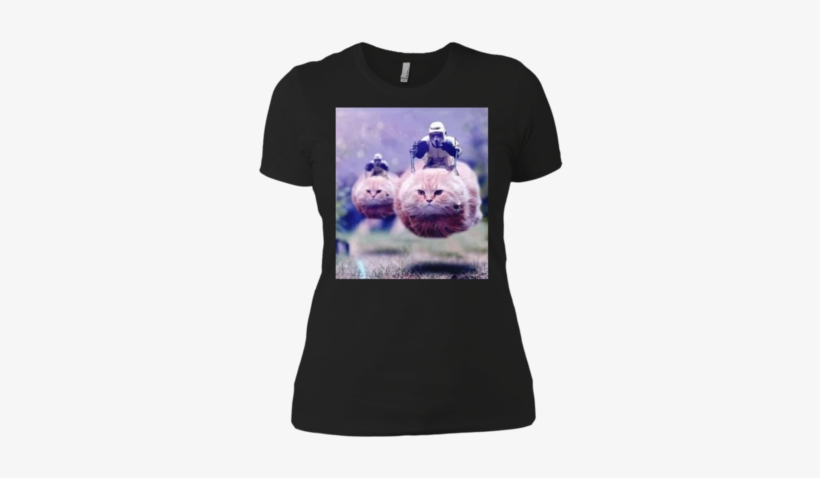 Imperial Storm Troopers Riding Flying Cats T-shirt - Hover Cat Star Wars, transparent png
