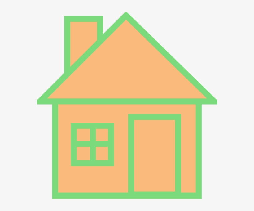 Coral House Silhouette Clip Art At Clker - Hull House Clipart, transparent png