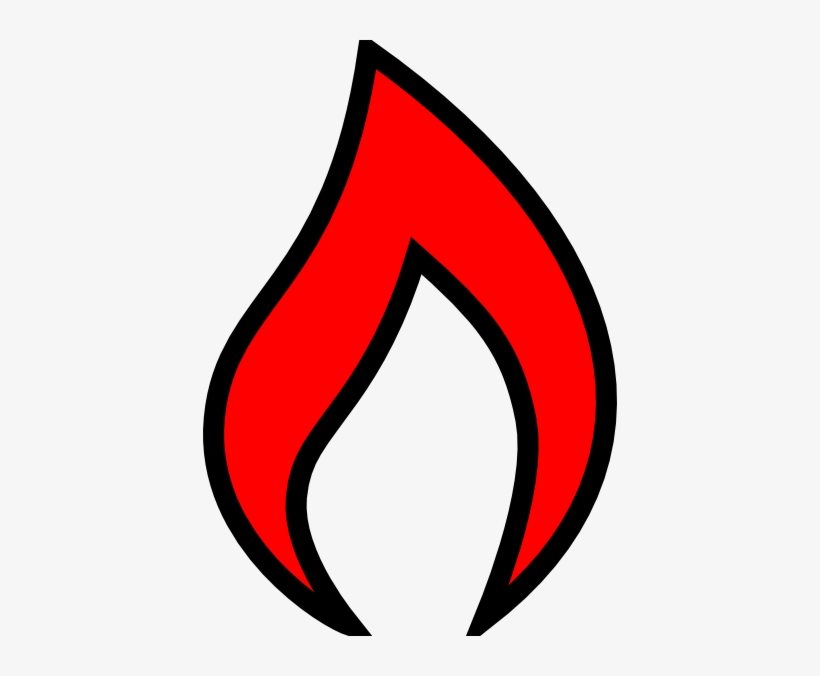 Flame Clipart Small - Clipart Red Flame, transparent png