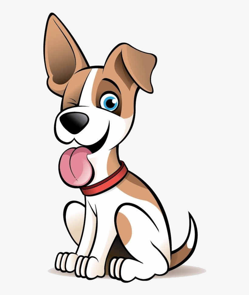 Cartoon Dog Smiling - Dog Cartoon Clip Art, transparent png