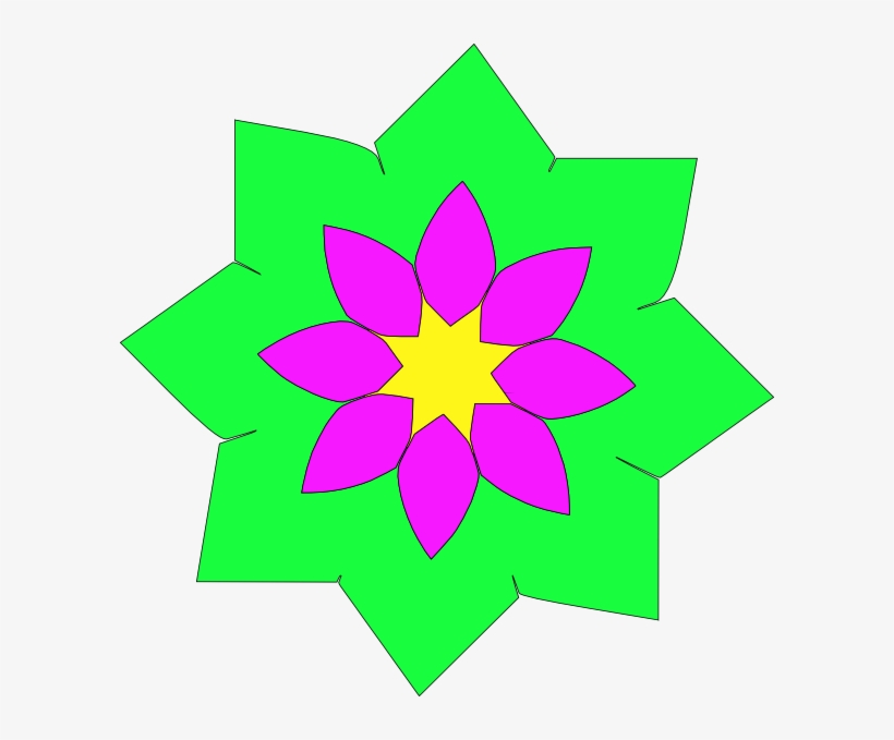 How To Set Use Geometric Flower Shape Svg Vector, transparent png