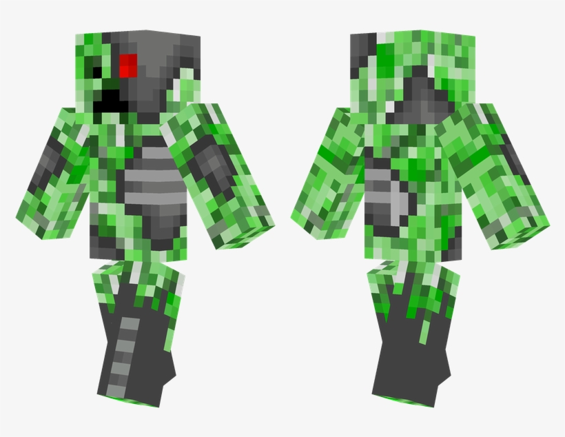 Creeper Cyborg - Minecraft Creeper, transparent png