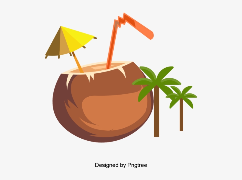 Delicious Coconut Creative Material Design, Coconut, - Coconut, transparent png