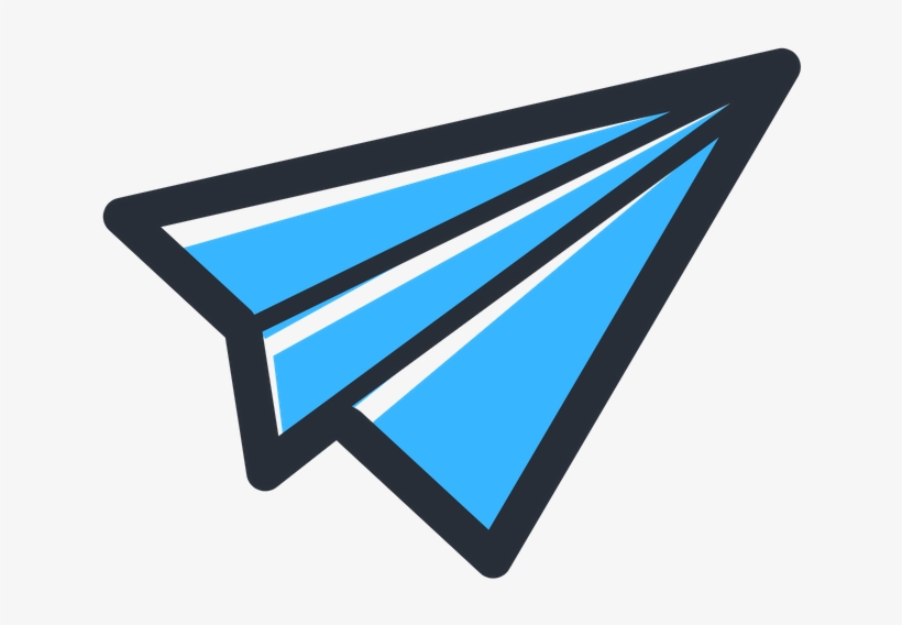 Paperplane Png - Triangle, transparent png