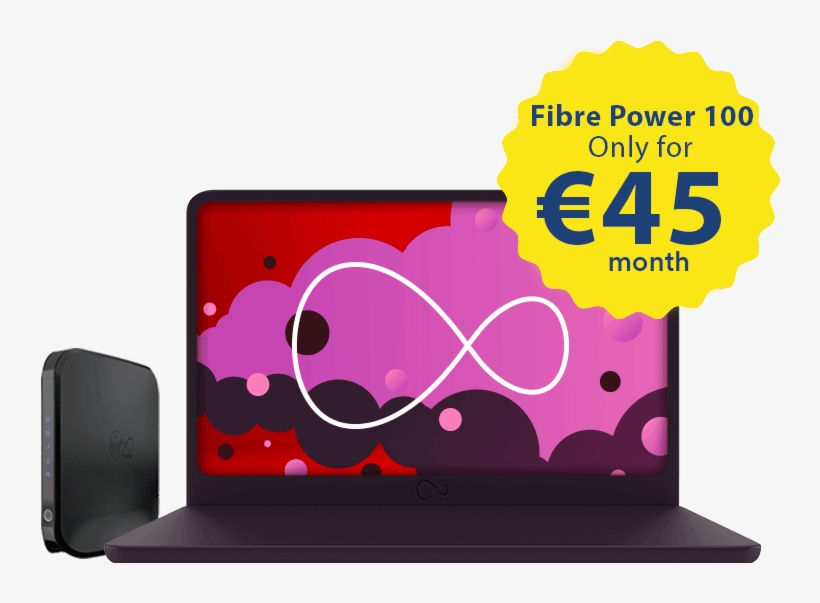 Fibre Power 100 Mb - Smartphone, transparent png