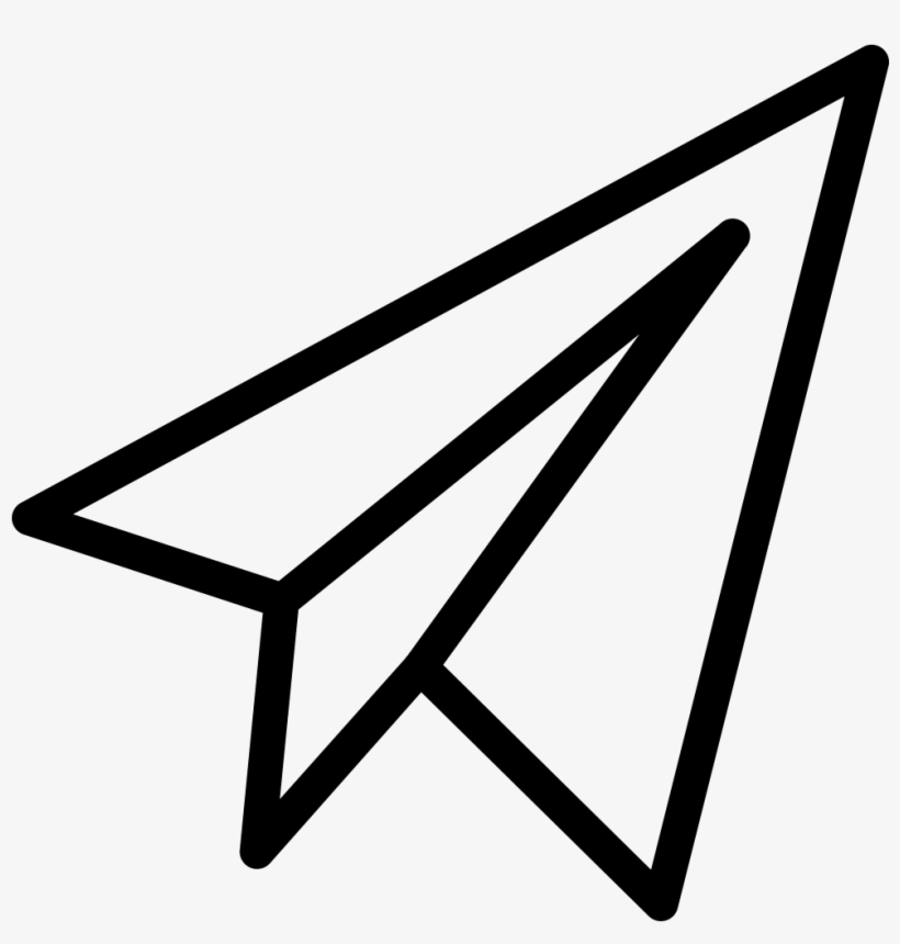 Paper Plane - - Icone Avion Papier Png, transparent png