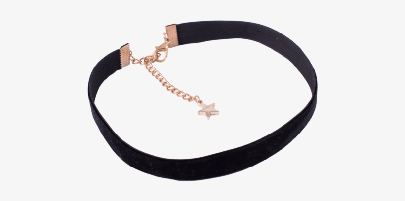 Velvet Black Choker Necklace - Necklace, transparent png