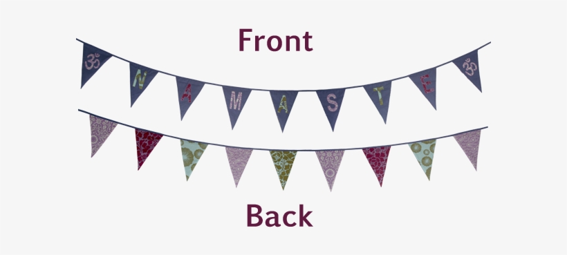 Namaste Bunting Flag Banner - Party, transparent png