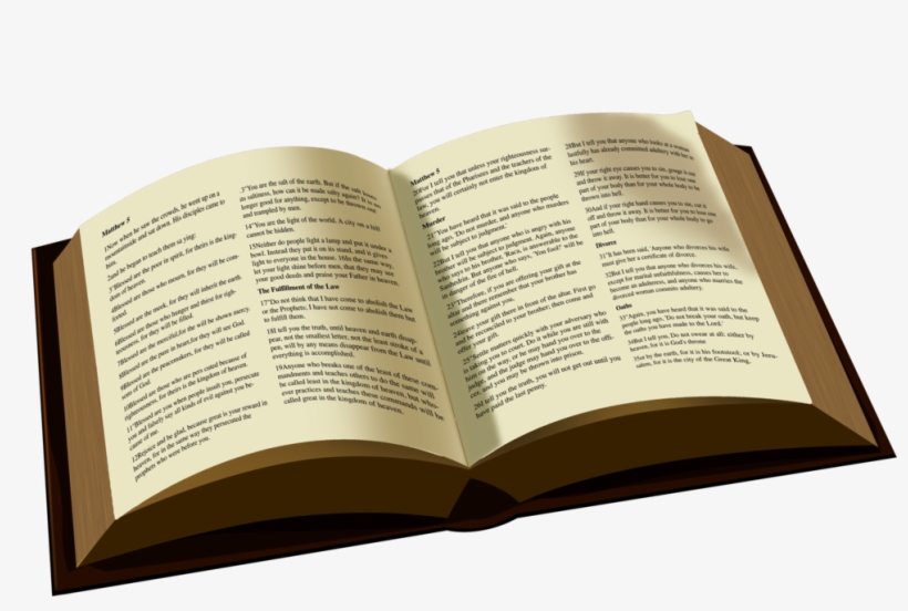 Open Bible - Faith, transparent png