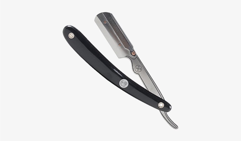 Parker Black Resin Handle Clip Type Barber / Straight - Barbers Razor, transparent png