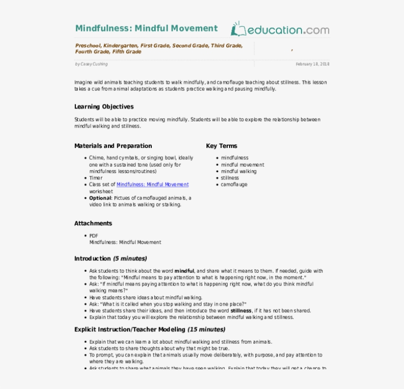 Mindful Movement - Explain The Topic Lessons From Popular Movement, transparent png