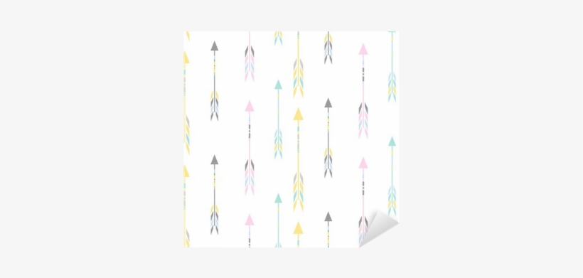 Child Tribal Arrow Pattern Seamless Pastel Colors Design - Cartoon, transparent png