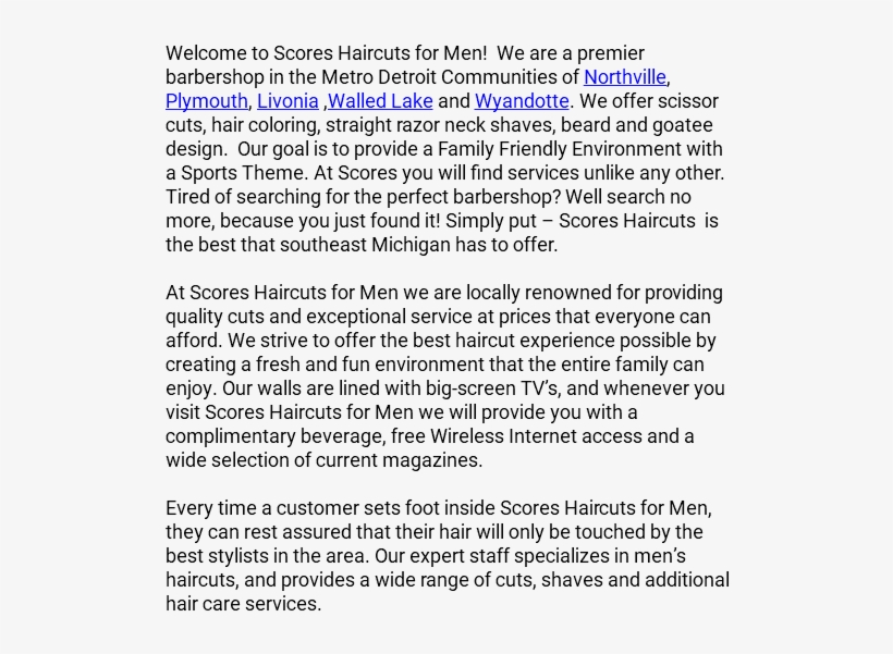 Scores Haircuts For Men Welcome To Scores Haircuts - Home, transparent png