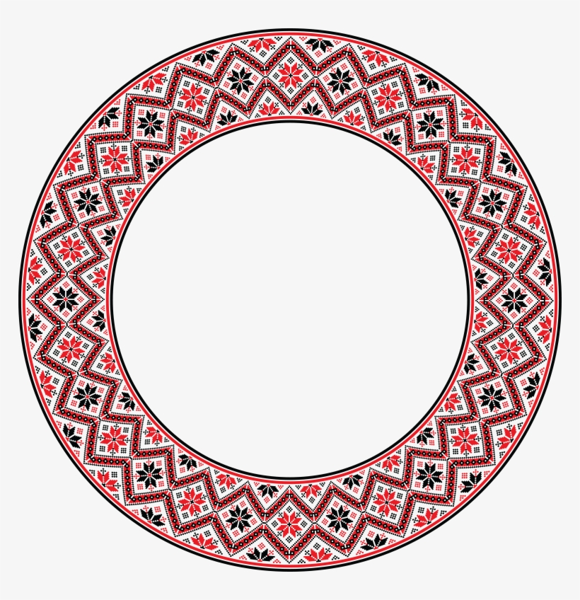 Download Round Frame Png Transparent Image - Painted Porcelain Texture, transparent png