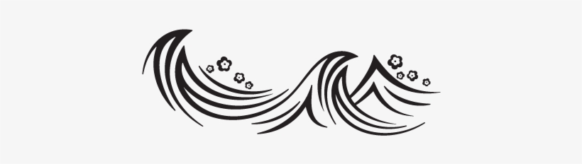 Wave Silhouette At Getdrawings - Waves Png Black And White, transparent png