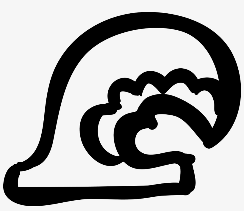 Ocean Wave Hand Drawn Shape Comments - Hand Drawn Waves Png, transparent png