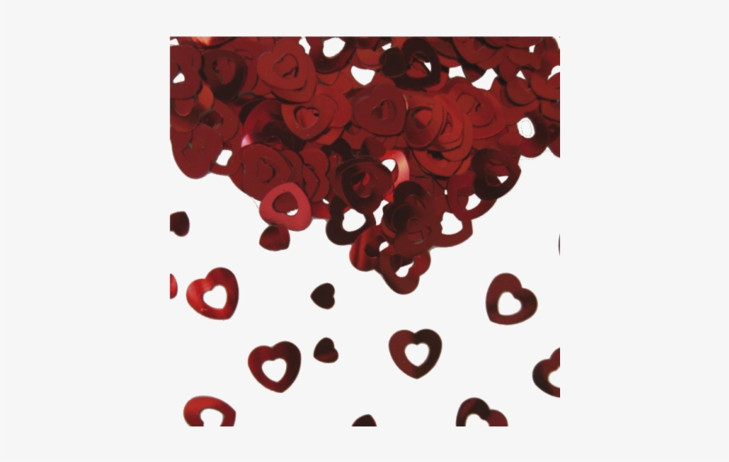 15g Red Heart Confetti Table Wedding, transparent png