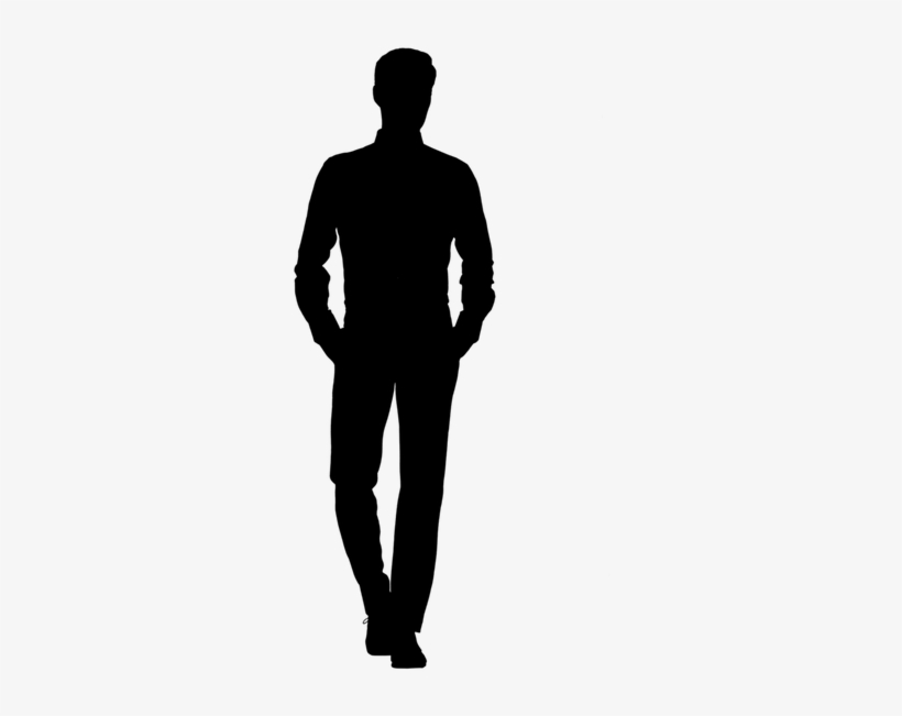 Silhouette Man, transparent png