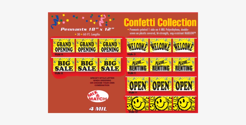 Retail Resource Spp3-b Big Sale Pennant Banner, transparent png