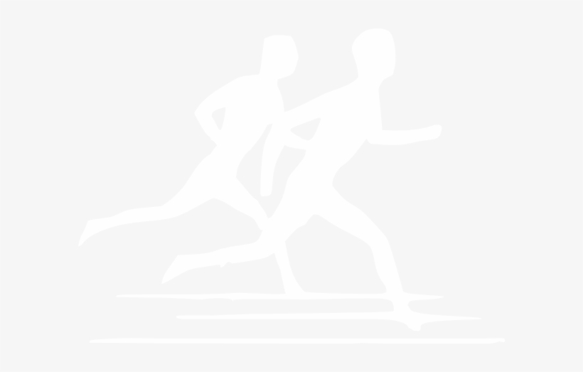 White Runners Clip Art At Clker - White Running Clip Art, transparent png